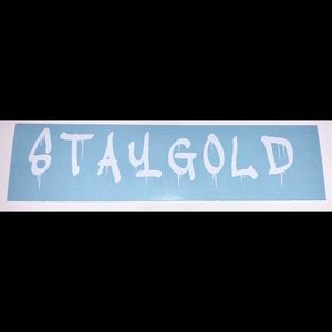 Drippin Stay Gold Sticker